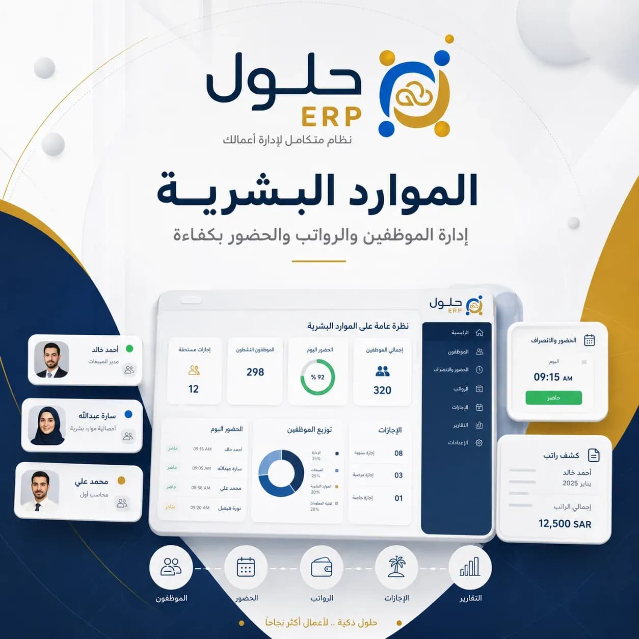 HR Management in ERP: Organize Employees and Payroll from One Place